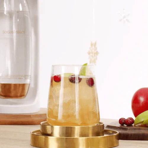Fizz de manzana con especias