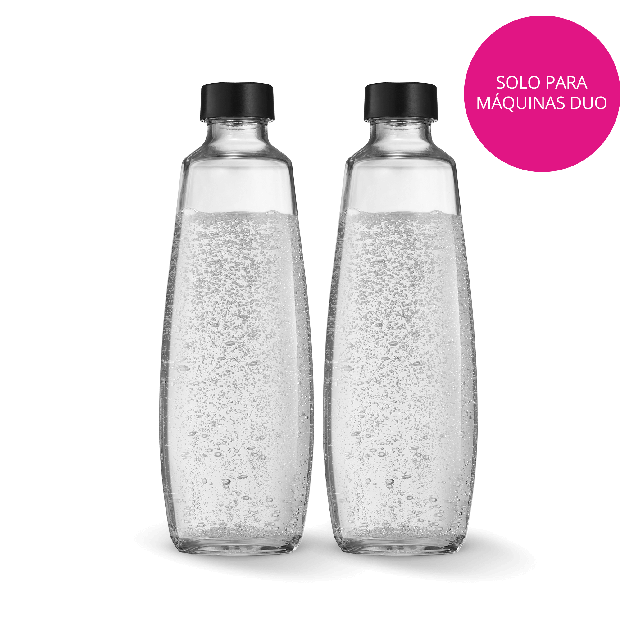 Fuse Glass 1L Twin Pack sodastream
