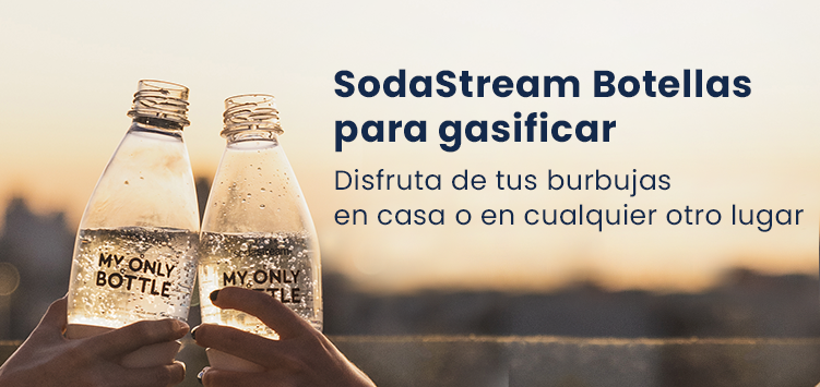  SodaStream Botellas de carbonatación de 1 litro, aptas