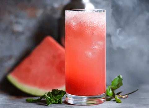 Fizz de sandía y frutos del bosque