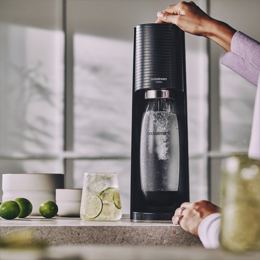 sodastream terra negro Máquina agua con gas