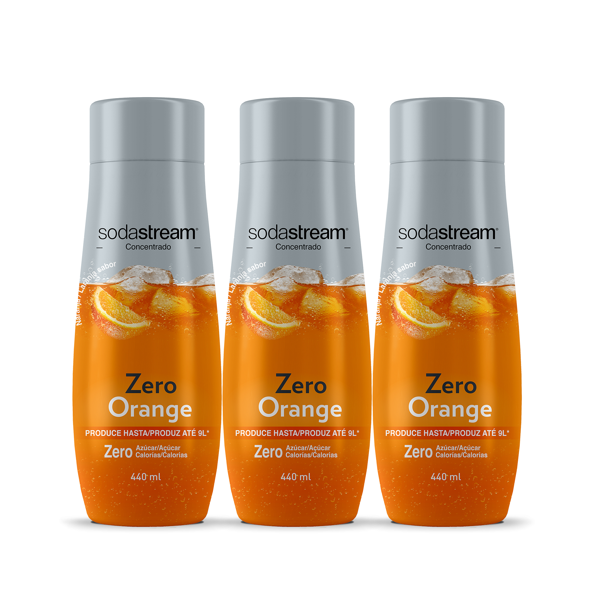 Orange Zero Pack 3 sodastream